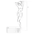 Passion BS007 - mrežasti kombinezon sa dezenom (crna) - S-L