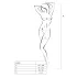 Passion BS008 - Set mrežastih mašnica (crna) - S-L