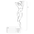 Passion BS016 - minimalistički mrežasti set (crni) - S-L