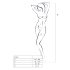 Passion BS016 - minimalistički mrežasti set (crvena) - S-L
