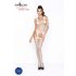 Passion BS038 - cik-cak mrežasti set (beli) - S-L