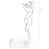 Passion BS056 - Mrežasti Set (Crna) - S-L