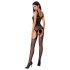 Passion BS057 - cik-cak mrežasti set (crna) - S-L
