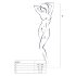 Passion BS057 - cik-cak mrežasti set (crveni) - S-L