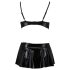 Passion Deby - set brushaltera i mini suknje (crna) - L/XL