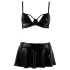 Passion Deby - set brushaltera i mini suknje (crna)