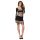 Passion BS105 - mrežasta mini haljina (crna) - S-L