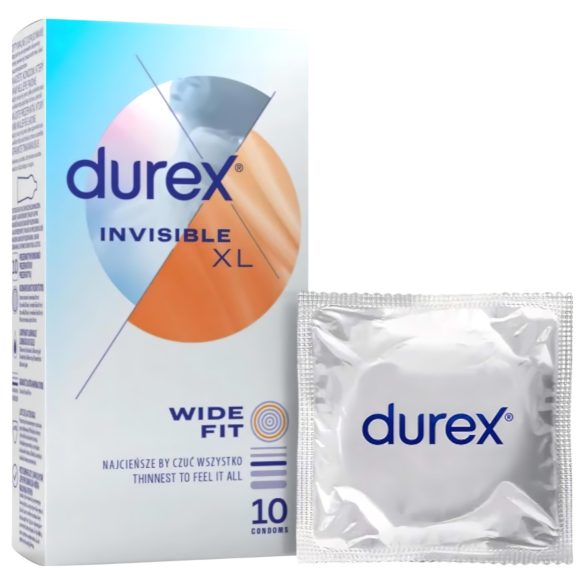 Durex Invisible XL - Ekstra velike kondome (10 komada)