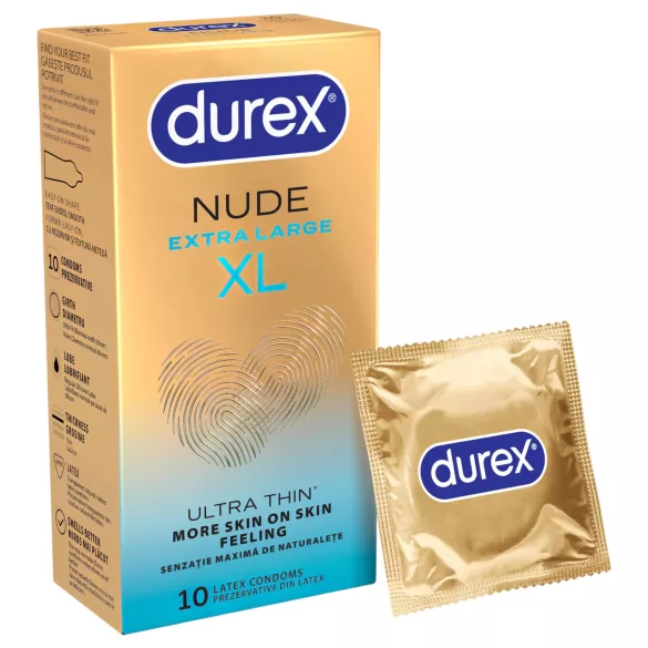 Durex Nude XL - ekstra veliki kondom (10 komada)