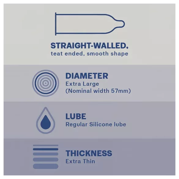 Durex Nude XL - ekstra veliki kondom (10 komada)