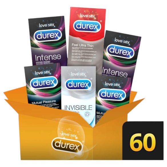 Durex Premium - Paket kondoma za dodatno uživanje (6x10 kom)