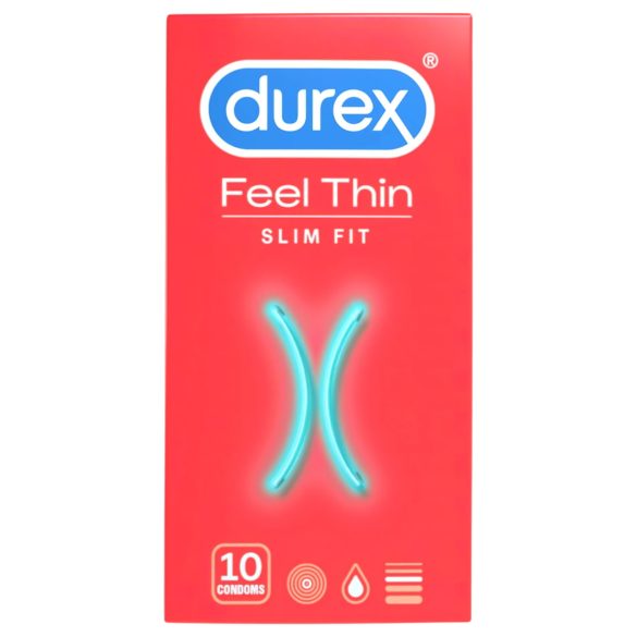 Durex Feel Thin Slim Fit - prirodni osećaj kondomi (10 kom)