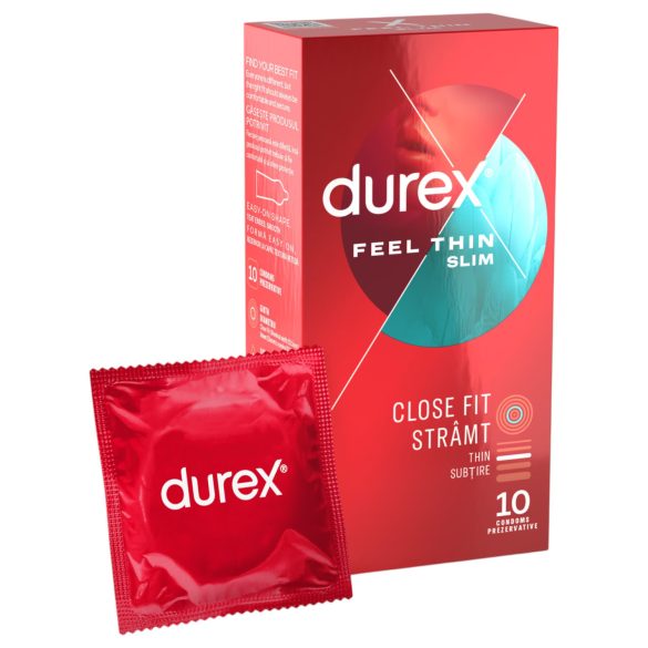 Durex Feel Thin Slim – kondomi za prirodan osećaj (10 kom)