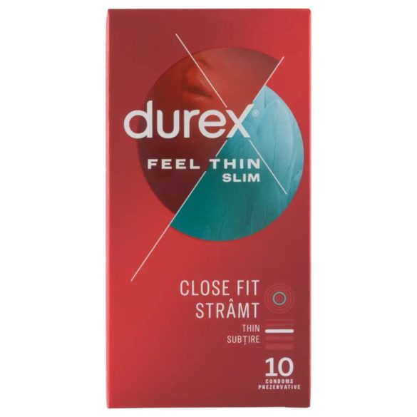 Durex Feel Thin Slim – kondomi za prirodan osećaj (10 kom)