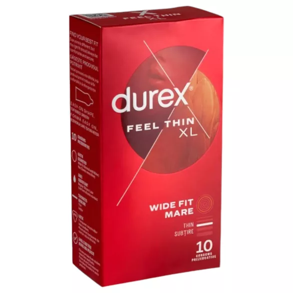 Durex Feel Thin XL - Kondomi za prirodni osećaj (10 kom)
