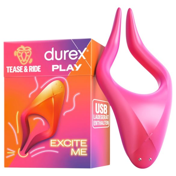 Durex Tease & Ride - stimulator erogenih zona (ružičasto)