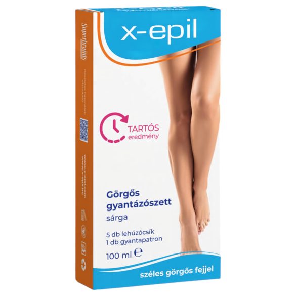 X-Epil - set za depilaciju sa valjkom - žuti