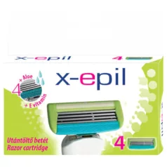   X-Epil - Ženski ulošci za brijanje sa 4 oštrice (4 komada)