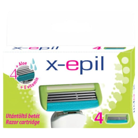 X-Epil - Ženski ulošci za brijanje sa 4 oštrice (4 komada)