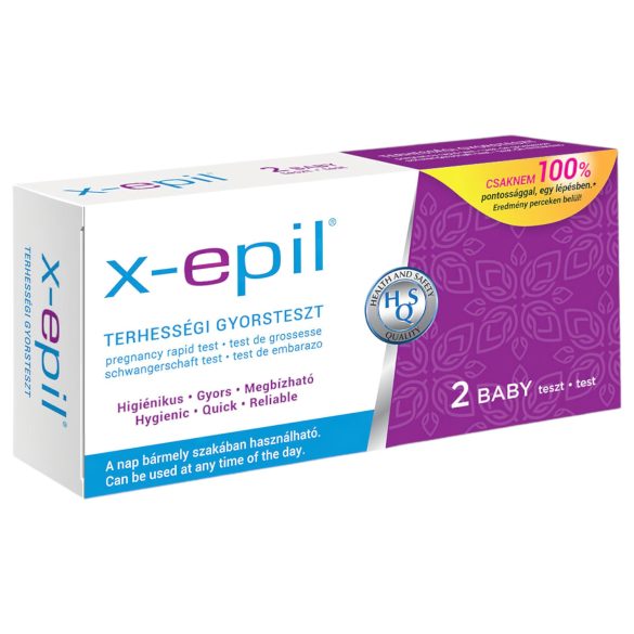 X-Epil - Test za brzu detekciju trudnoće (2 komada)