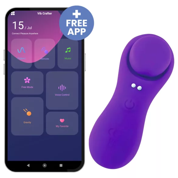 Desirel Confidential - pametna ljubičasta vibrator gaćica