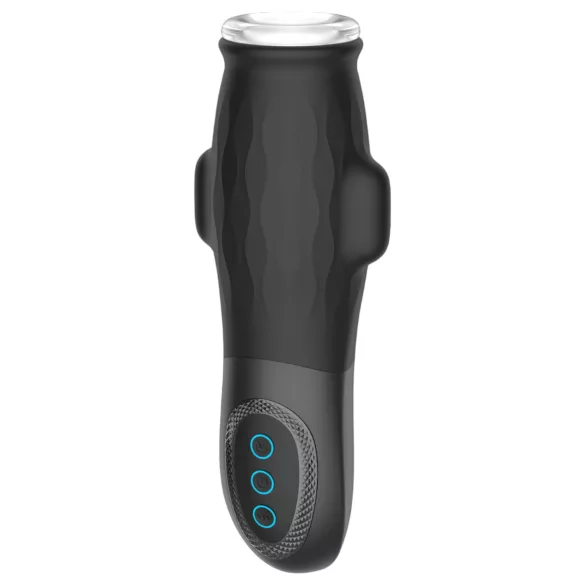 Usamljena Anna - crni vibrator sa akumulatorom i sisanjem