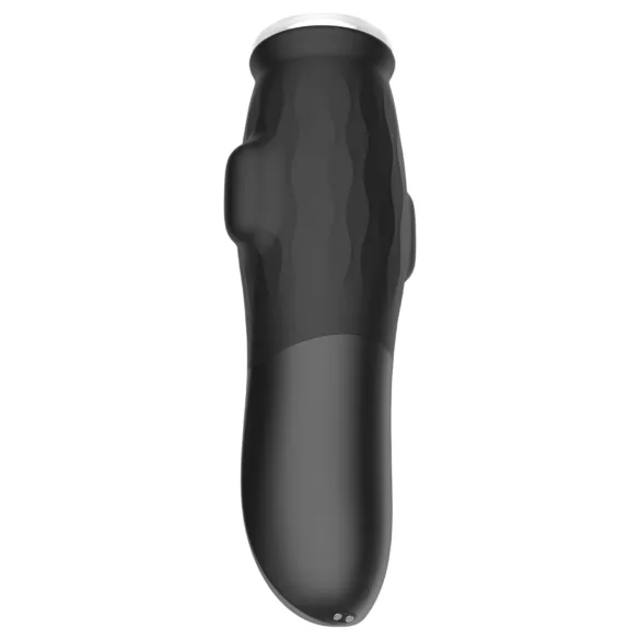 Usamljena Anna - crni vibrator sa akumulatorom i sisanjem