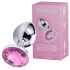 Desirel Pink Jewel S - analni čepić (srebrno-ružičasti)