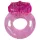 Vibrirajući jednokratni prsten za penis (pink)