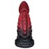OgazR - Dildo s pipcima - 19cm (crveni)