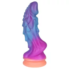   OgazR - svetleći dildo u obliku zmaja - 22 cm (ljubičasto-ružičasti)