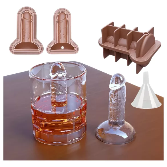 Kalup za ledene kocke u obliku penisa (plava)