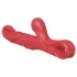 Crveni polipo vibrator sa klitoralnom stimulacijom