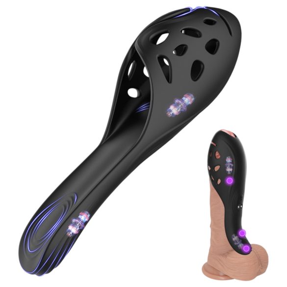 Biu-Biu - vibrator za penis (crna)