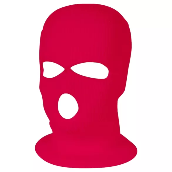 Balaklava - pletena fantomka sa 3 otvora (tamno pink)