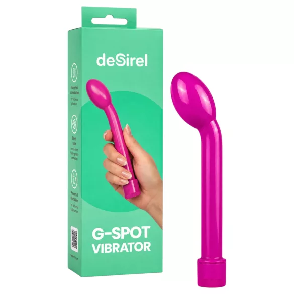 Desirel - zakrivljeni G-tačka vibrator (roze)