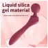 Lonely - zakrivljeni masažni vibrator (crveni)