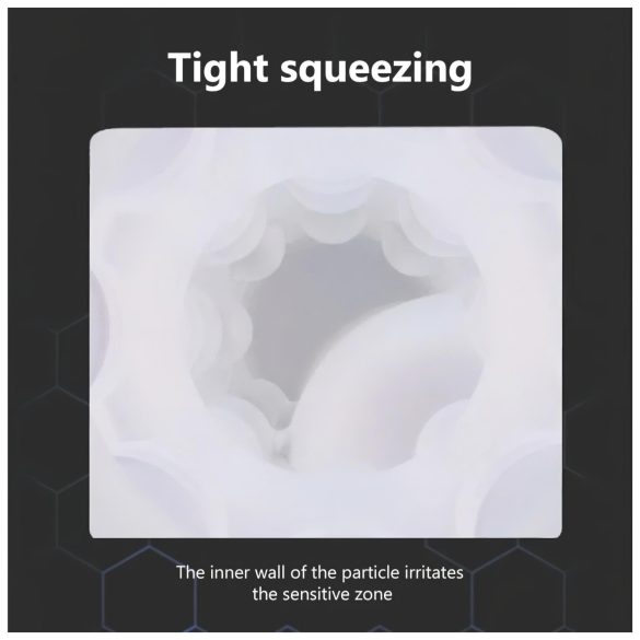 Lonely - usisni, grejni masturbator sa zvučnim efektom (beli)