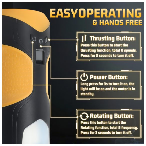 Lonely - rotirajući masturbator (crni)