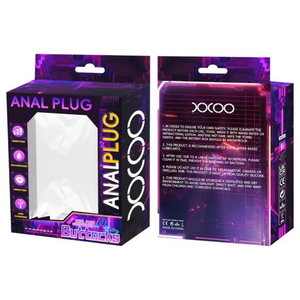 Lonely - rotirajući vibrirajući masažer prostate sa prstenom za penis (crni)