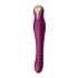 ZALO King - vodootporni lila vibrator sa ubodnom funkcijom