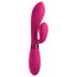 OMG! Zečevi - vibrator sa ručkom za klitoris (roze)