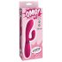 OMG! Zečevi - vibrator sa ručkom za klitoris (roze)