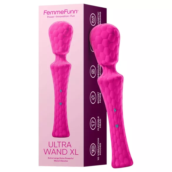 FemmeFunn Ultra Wand XL - premium masažer vibrator (roze)