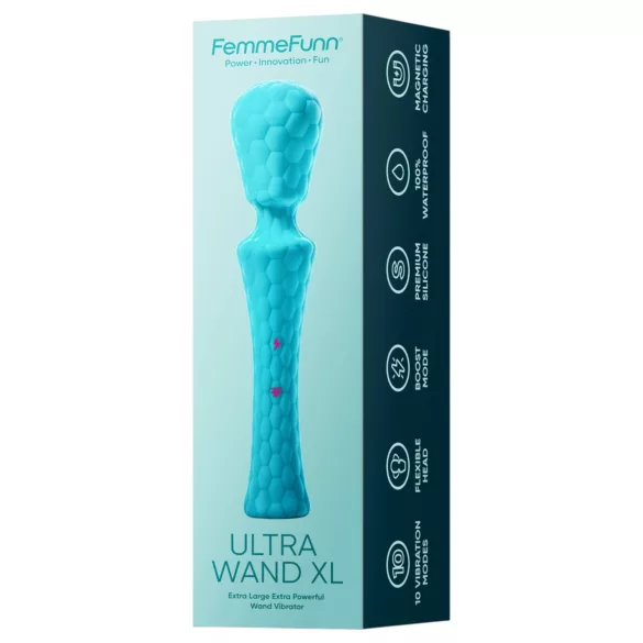 FemmeFunn Ultra Wand XL - premium masažer vibrator (tirkizna)