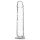 Addiction Crystal - dildo sa vakuumom (prozirno) - 18cm