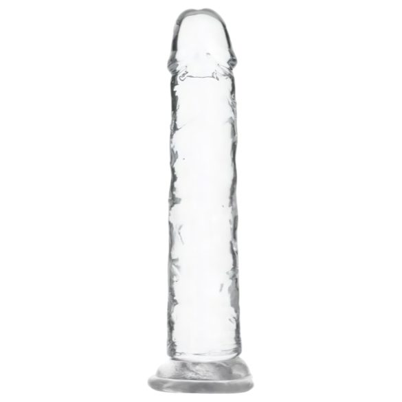 Addiction Crystal - dildo sa vakuumom (prozirno) - 18cm