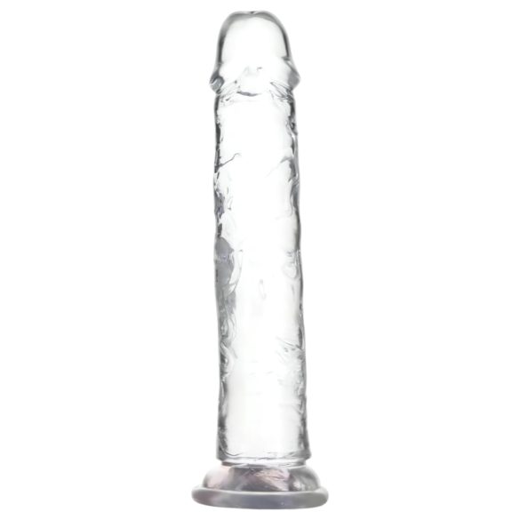 Addiction Crystal - dildo sa vakuum bazom (proziran) - 20cm