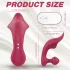 Sex HD Chomper - vibrator za klitoris i anal (crvena)