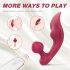 Sex HD Chomper - klitoris i analni vibrator (crveni)